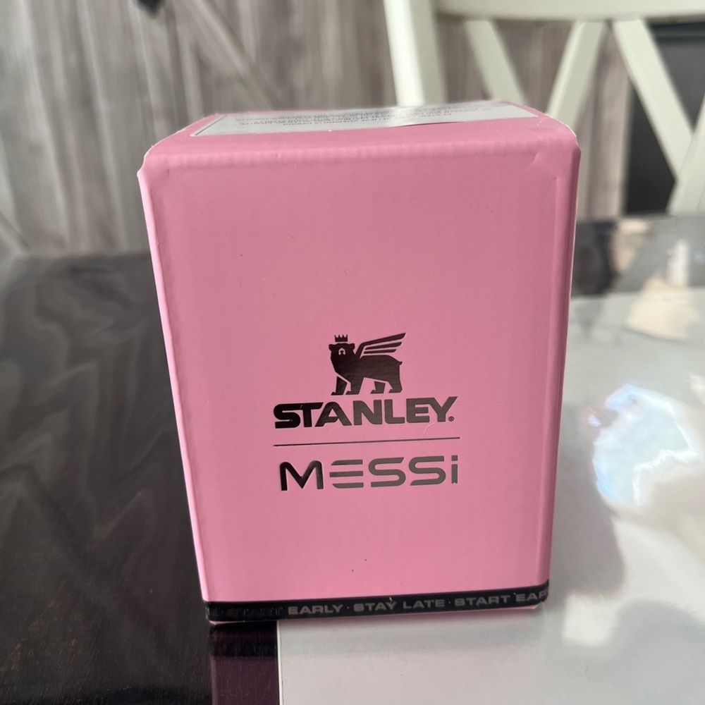 NEW The Messi X Stanley Classic Mate Mug 8 oz Pink GOAT SHIPS SAME DAY